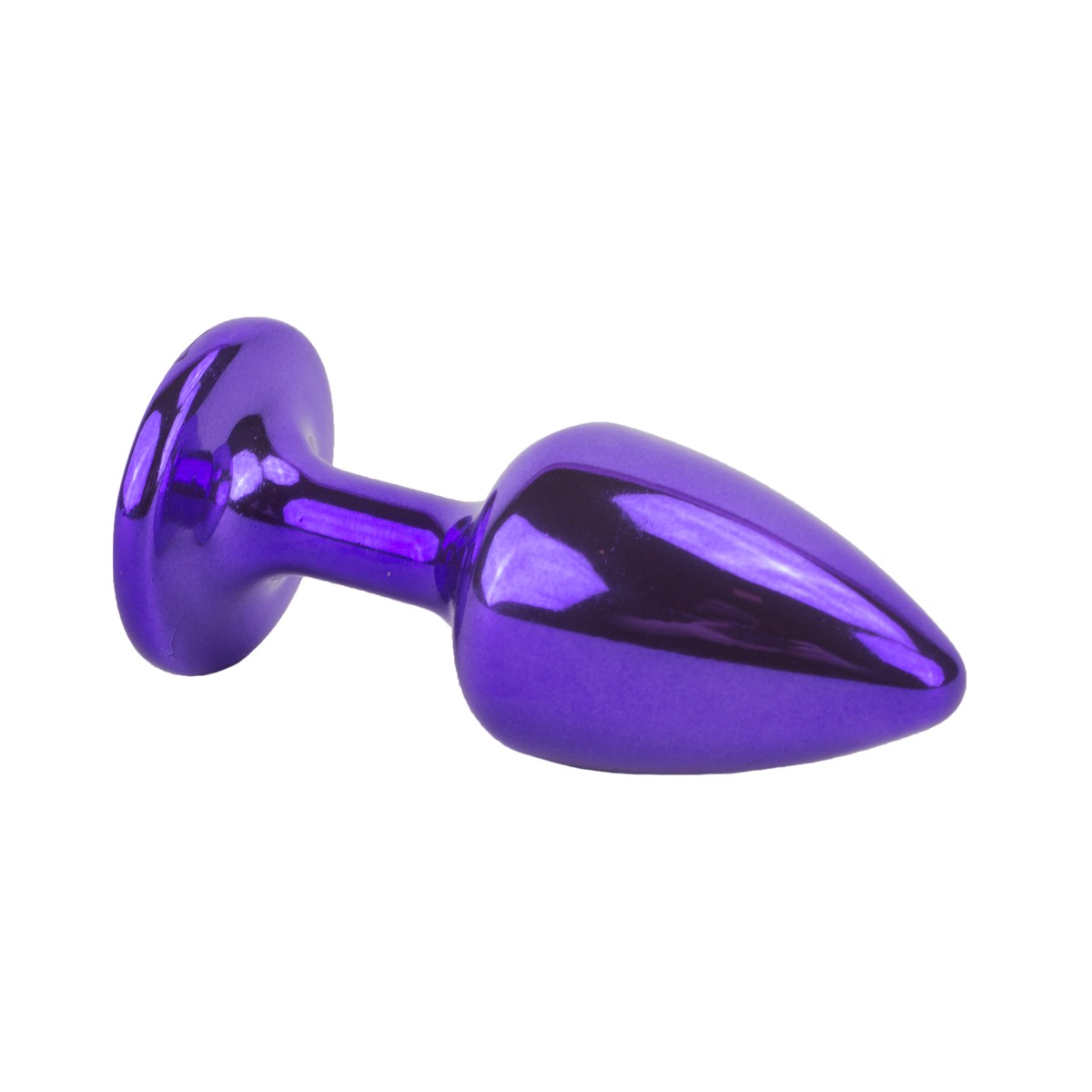 Plug Anal ''P'' em Metal com Formato Cônico e Detalhes de Joias Cravejado - Hard | 5,4 x 2,6 cm | Disponível em 6 Cores - 22