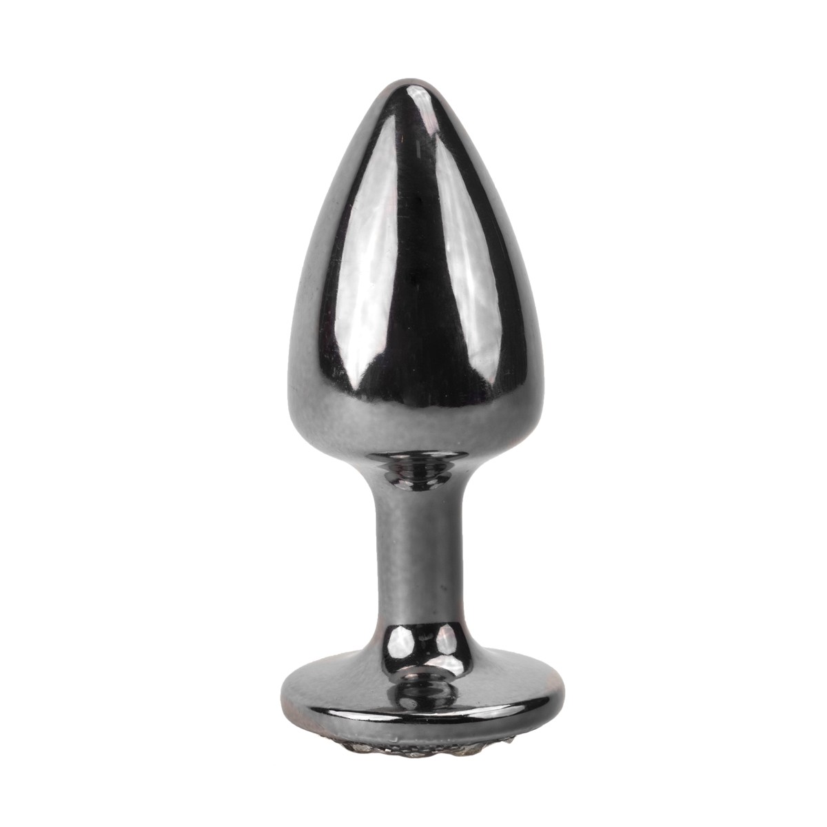 Plug Anal ''P'' em Metal com Formato Cônico e Detalhes de Joias Cravejado - Hard | 5,4 x 2,6 cm | Disponível em 6 Cores - 28