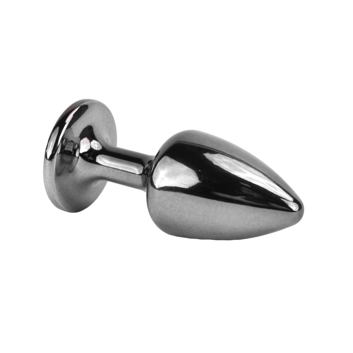Plug Anal ''P'' em Metal com Formato Cônico e Detalhes de Joias Cravejado - Hard | 5,4 x 2,6 cm | Disponível em 6 Cores - 27