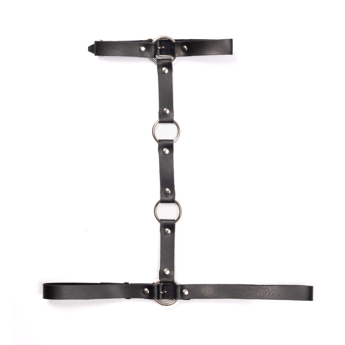 Harness Feminino Peitoral Top com Argolas e Coleira - New Star Couros | Tamanho Único - 2