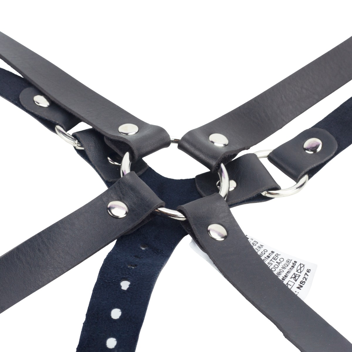 Harness Gótico Feminino em Couro Montana com Ajuste - Exclusiva Linha Sado | Tamanho Único - 5