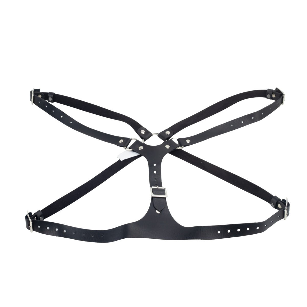 Harness Gótico Feminino em Couro Montana com Ajuste - Exclusiva Linha Sado | Tamanho Único - 2