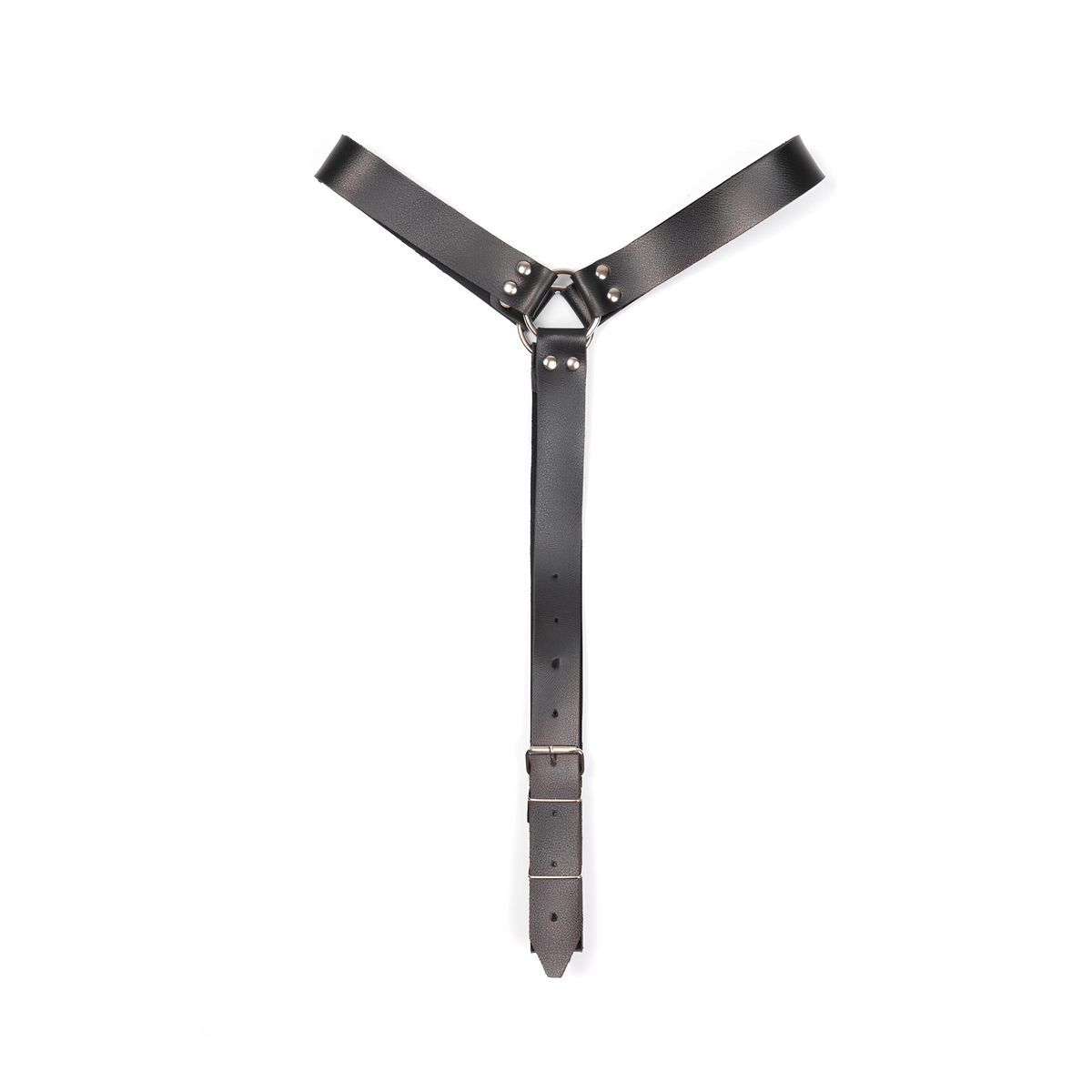 Harness Peitoral Masculino Hércules em Couro Montana com Detalhes em Rebites - New Star Couros | Tamanho Único - 2