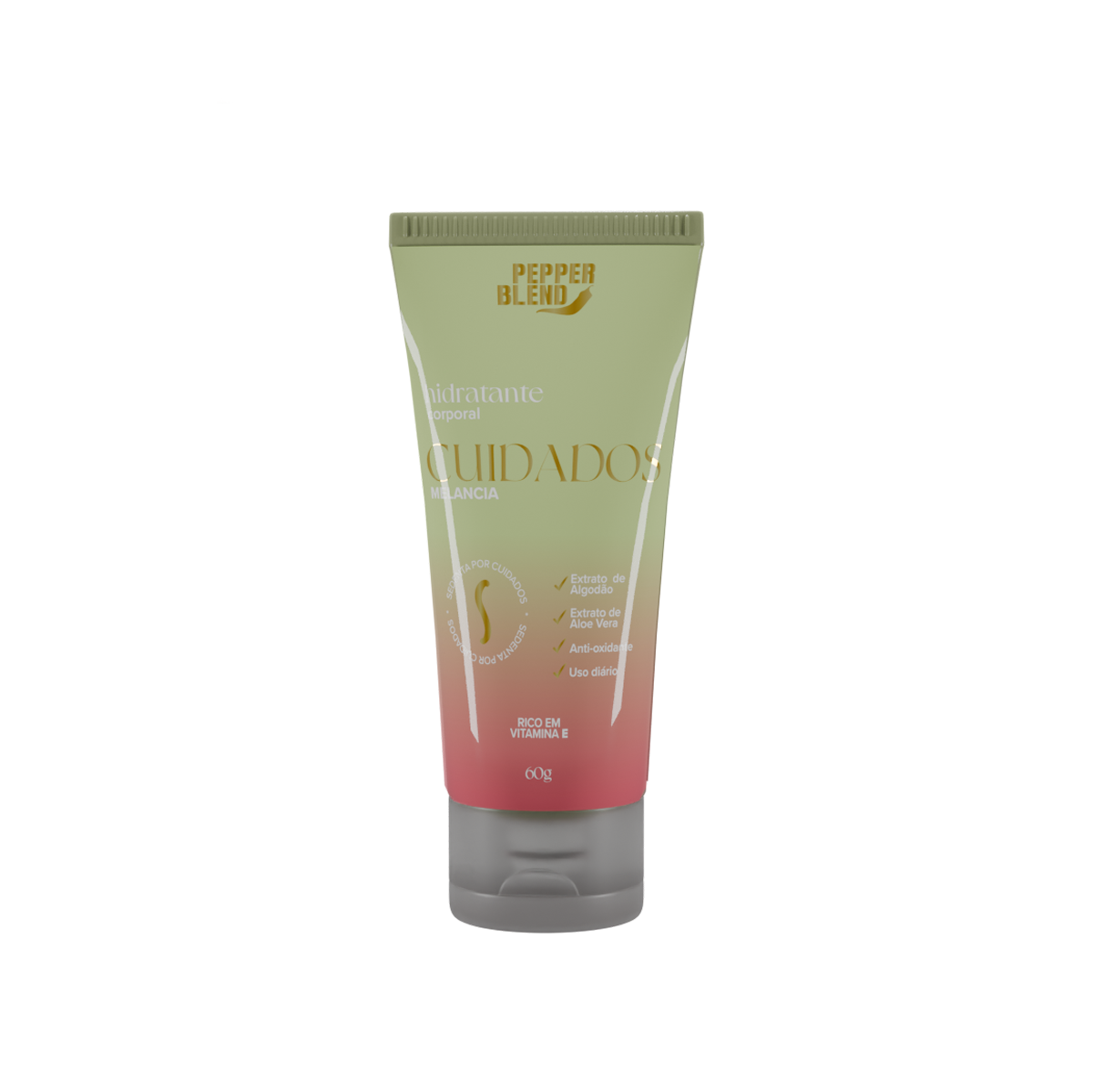Hidratante Corporal com Aroma de Melancia - Pepper Blend Sedenta por Cuidados | 60g - 1