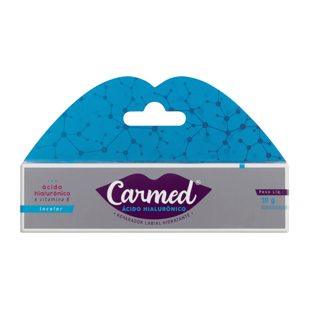 Hidratante Labial Com Ácido Hialurônico Incolor - Cimed Carmed |10g - 3