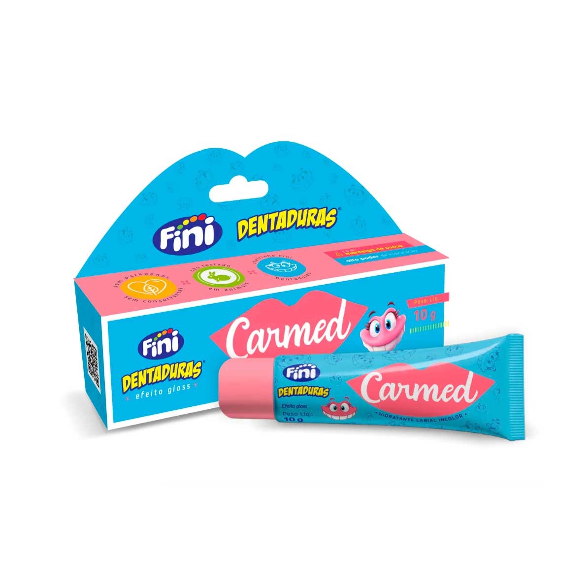 Hidratante Labial Diário com Efeito Gloss - Carmed Fini Dentaduras | 10g - 1