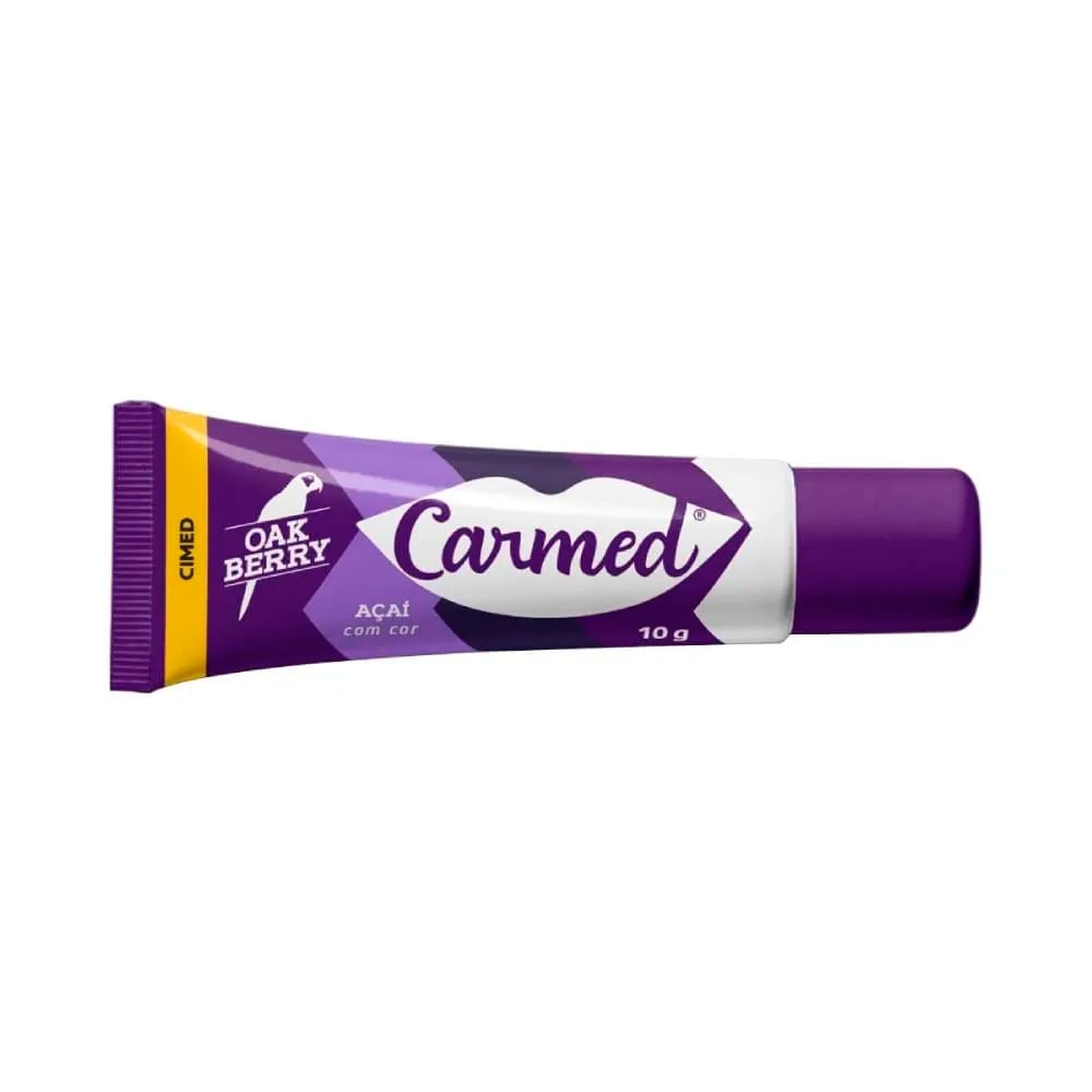 Hidratante Labial com Efeito Gloss, Cor e Sabor de Açaí - Carmed Oakberry | 10g - 2
