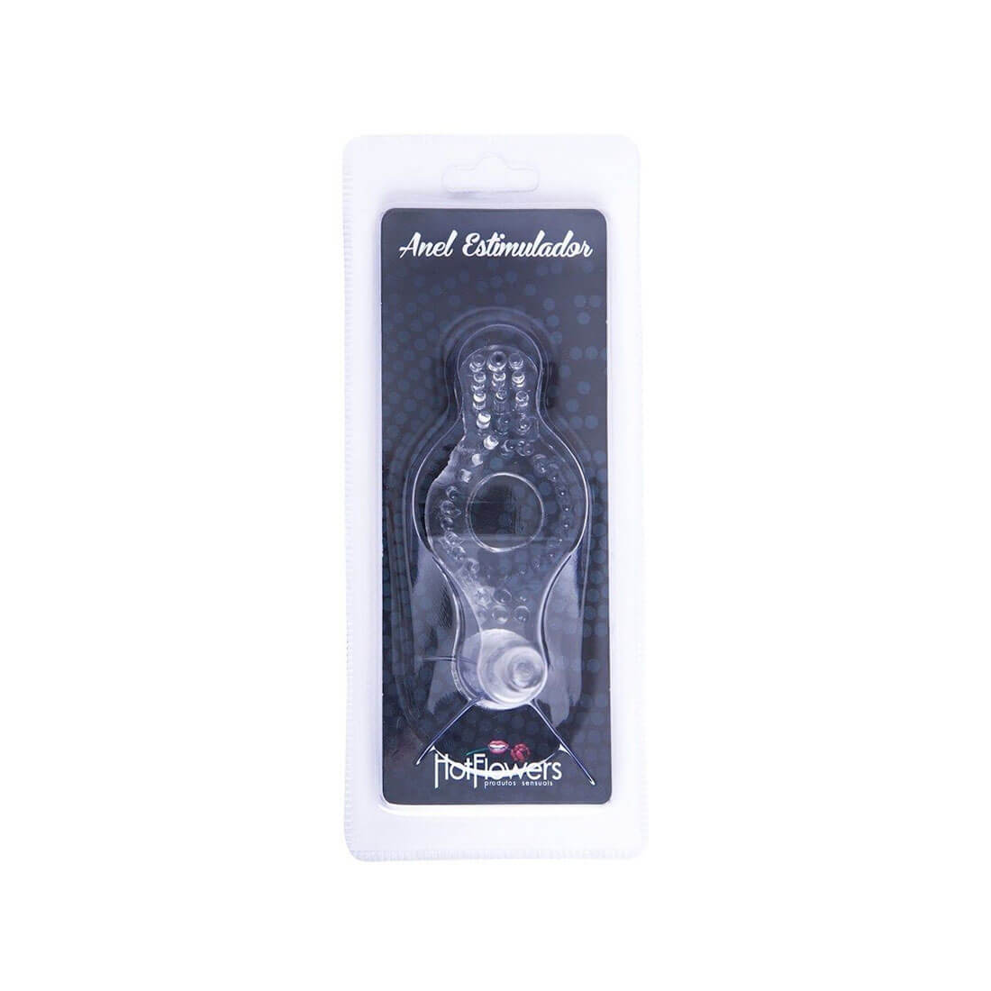 Anel Peniano com Cerdas Estimuladoras e Plug - Hot Flowers - 2