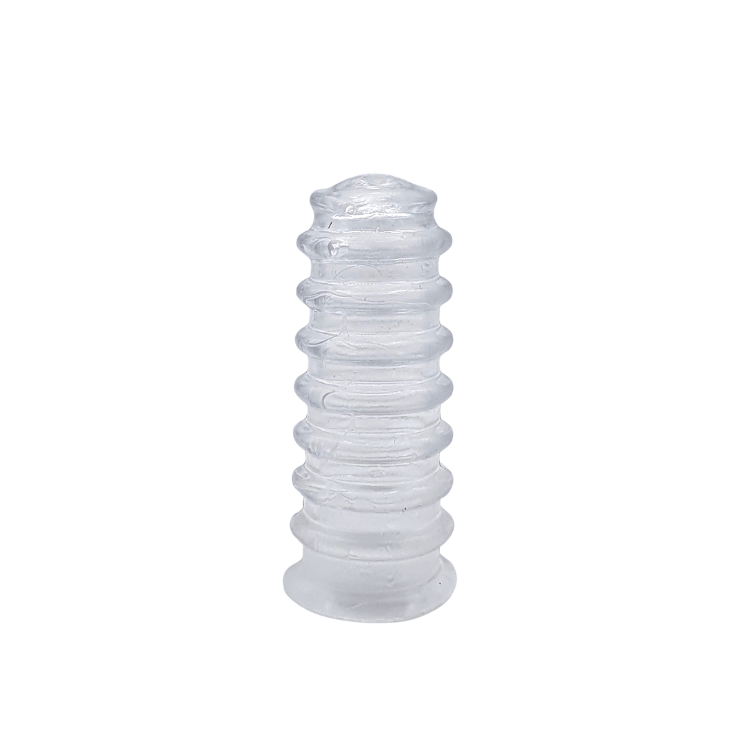 Kit com 2 Capas de Dedo Estimuladoras e Texturizadas - Hot Flowers G Point | 6,6 x 2,7 cm - 2