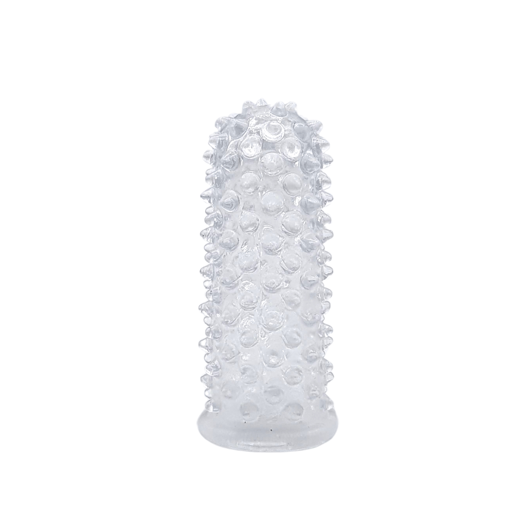 Kit com 2 Capas de Dedo Estimuladoras e Texturizadas - Hot Flowers G Point | 6,6 x 2,7 cm - 3