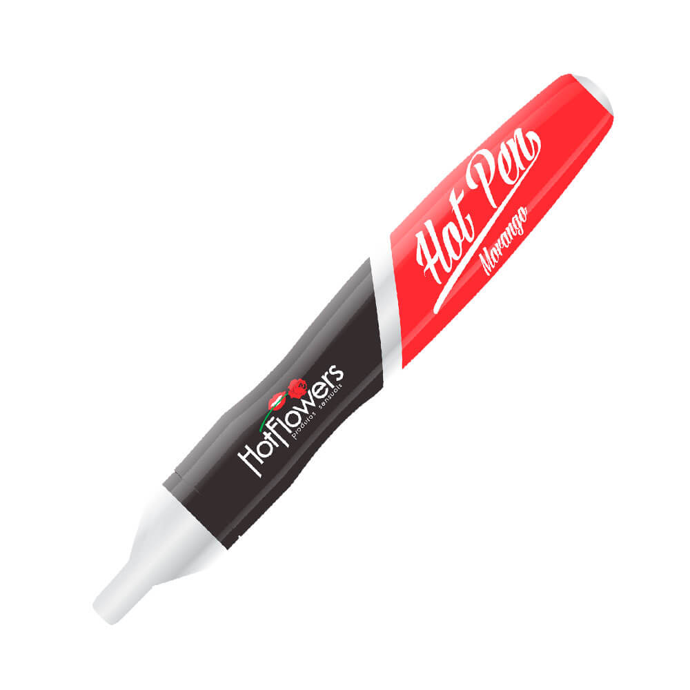 Caneta Comestível para Preliminar e Sexo Oral - Hot Flowers Hot Pen - 35g | Disponível em 4 Sabores - 7