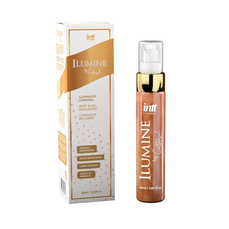Iluminador Corporal com Efeito Bronzeador - Intt Cosméticos Ilumine By Castropil | 60 ml - 1