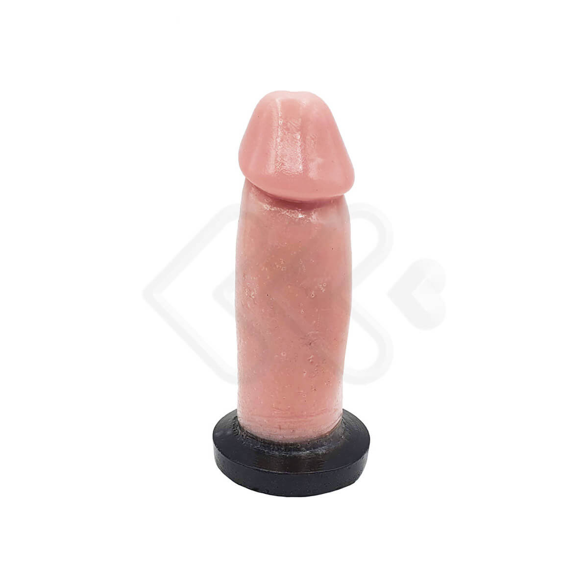 Prótese Peniana Lisa em Silicone com Glande Definida e Base Achatada - InNamorata Royal N°14 - 11,2 x 4 cm - 2