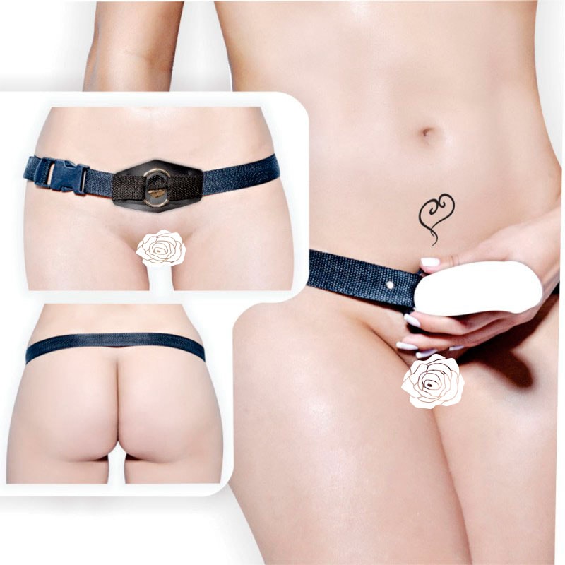 Cinta Peniana Reta em Nylon com Argola em Metal - InNamorata Sex Night - 3