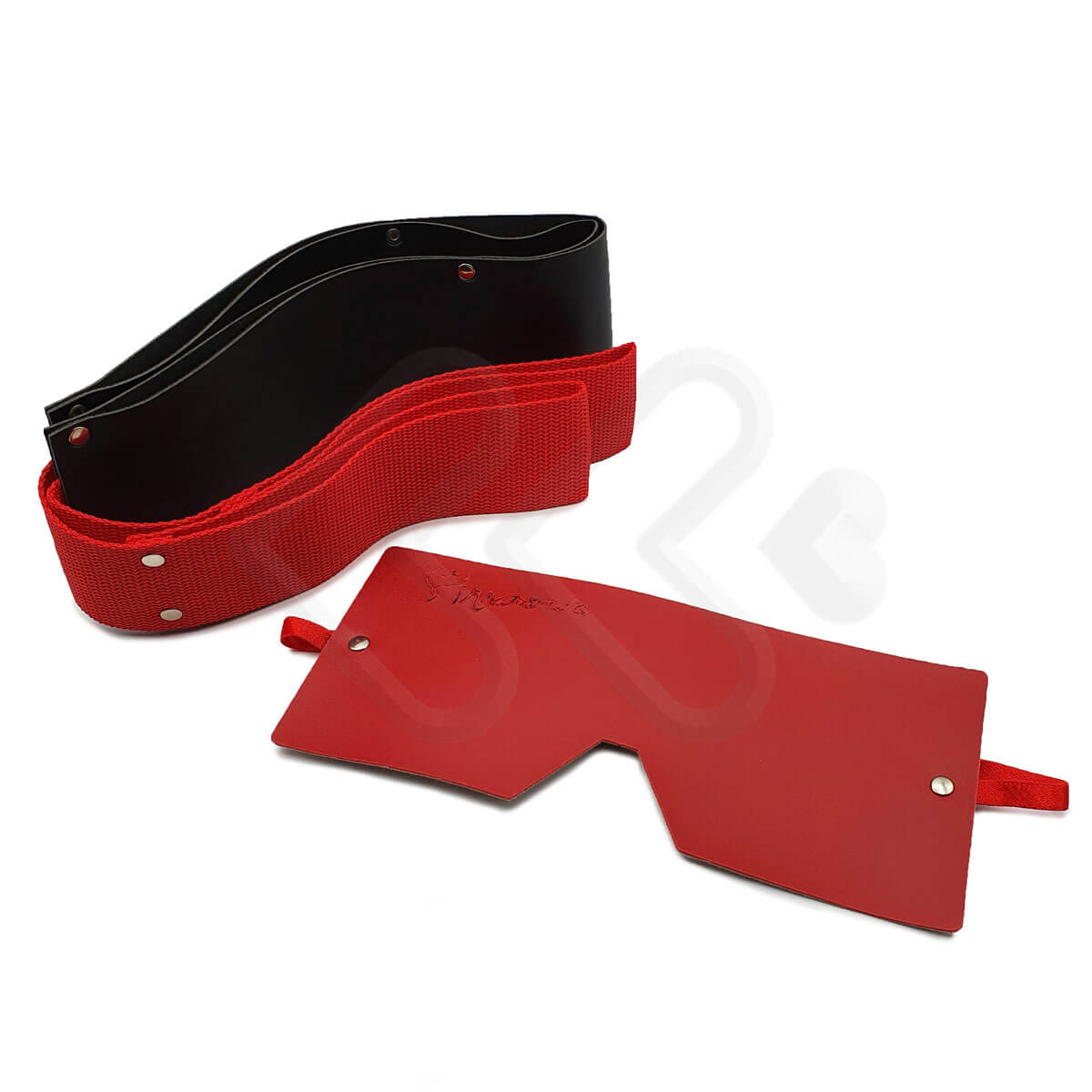 Puxador Cavalona em Couro e Nylon e com Venda para Olhos - InNamorata Sex Night - 5
