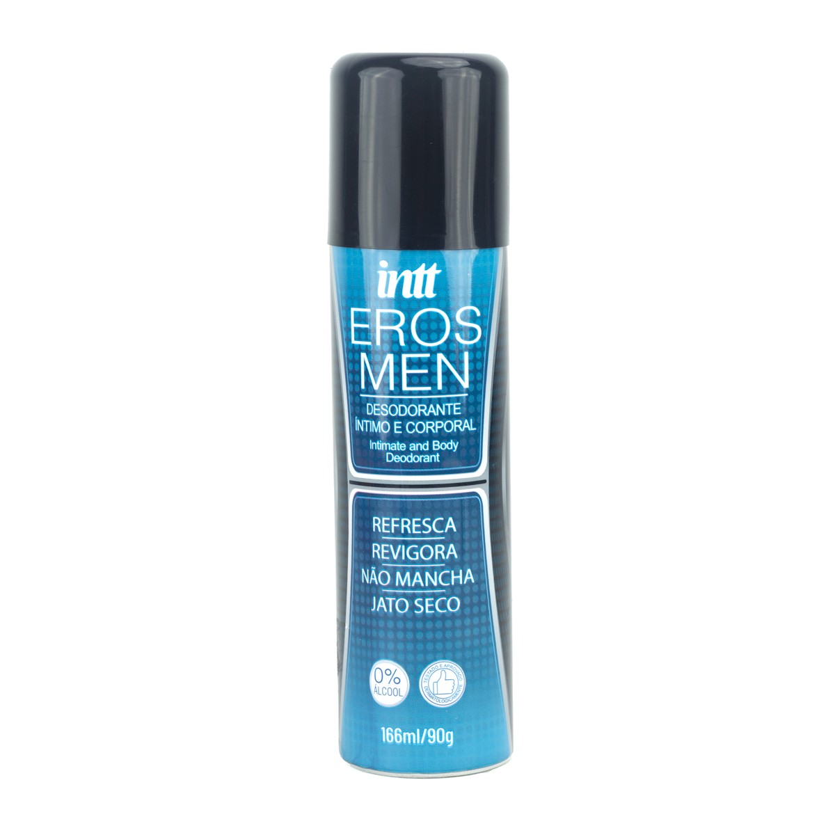 Desodorante Íntimo e Corporal Masculino com Jato Seco - Intt Eros Men | 166ml - 1