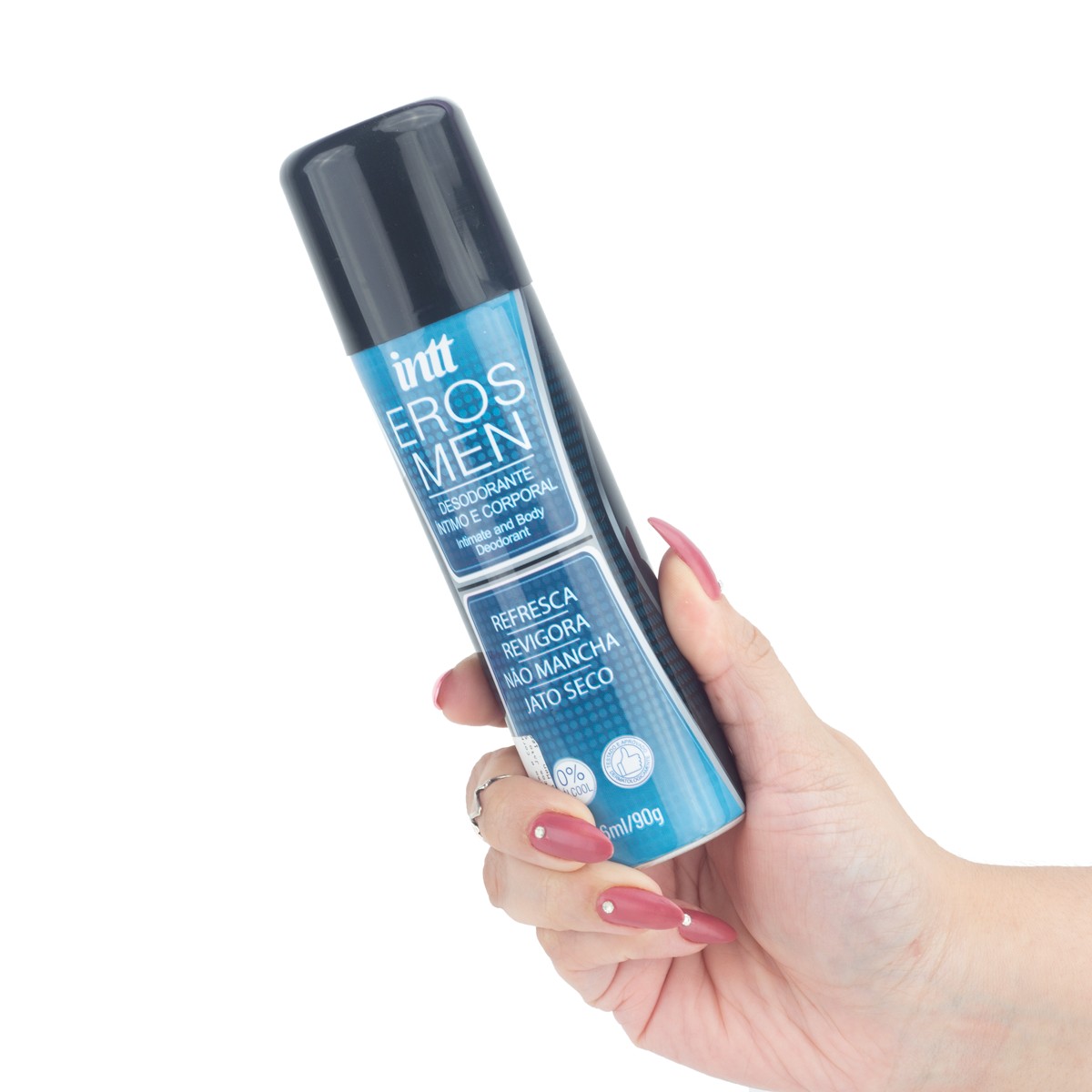 Desodorante Íntimo e Corporal Masculino com Jato Seco - Intt Eros Men | 166ml - 4