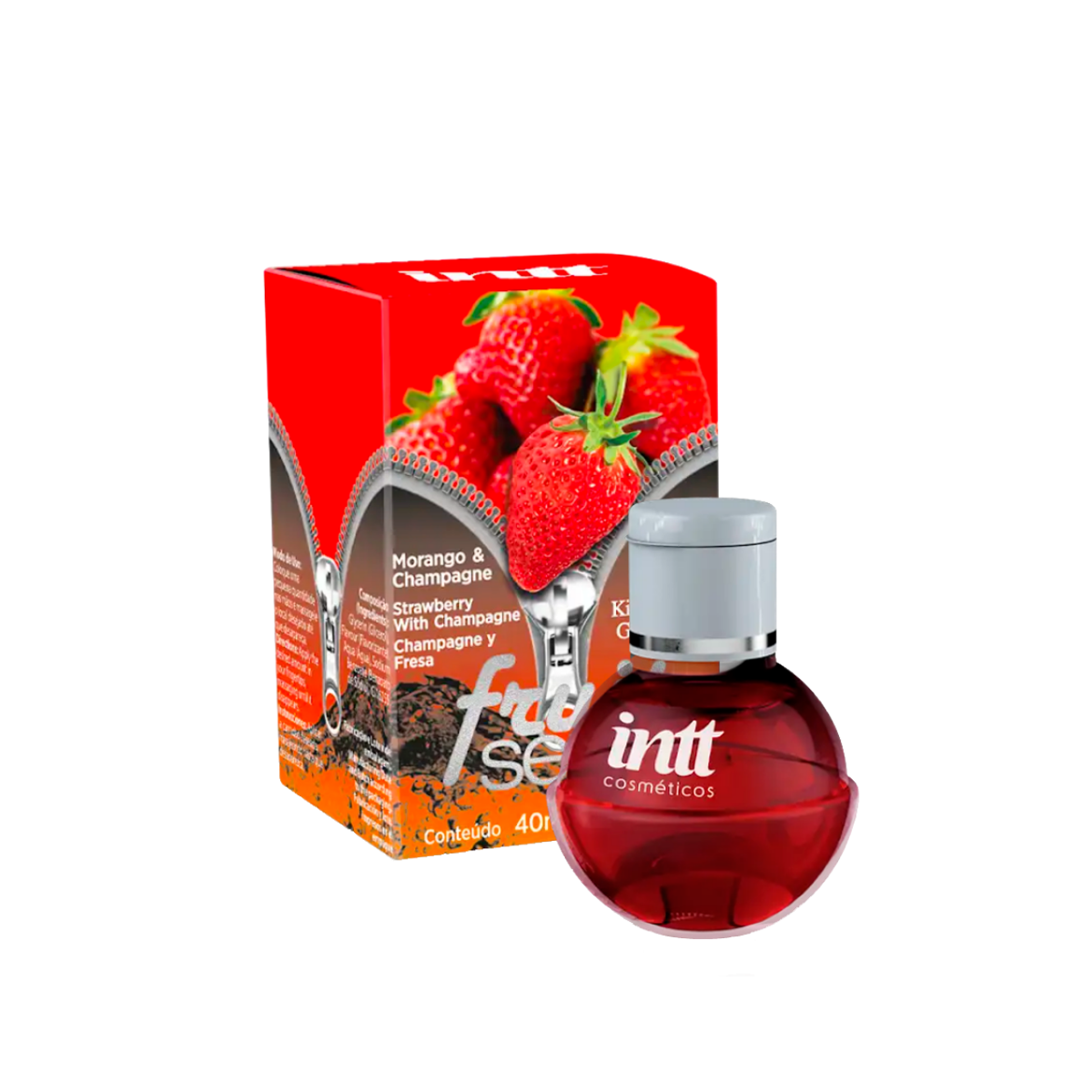 Gel Beijável Corporal que Esquenta - Intt Fruit Sexy - 40 ml | Disponível em 14 Aromas - 1