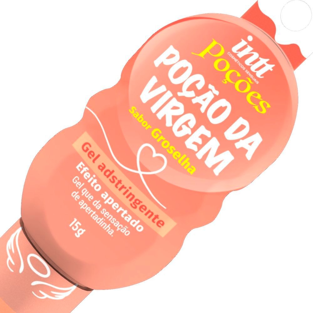 Gel Adstringente Feminino com Aroma de Groselha - Intt Poção da Virgem | 15g - 2