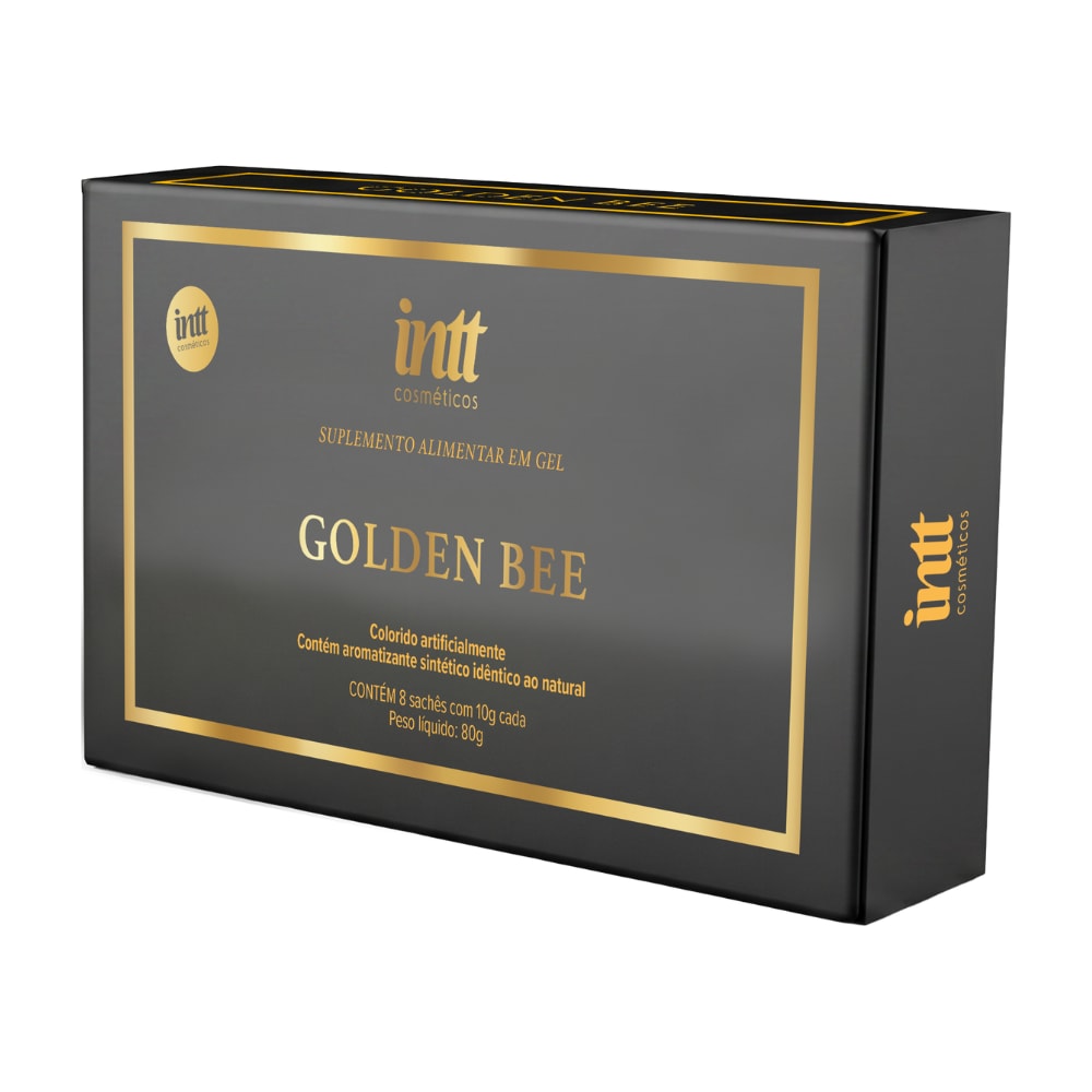 Suplemento Alimentar Líquido com Cafeína, Taurina e Arginina - Intt Golden Bee | Caixa com 8 Unidades - 3