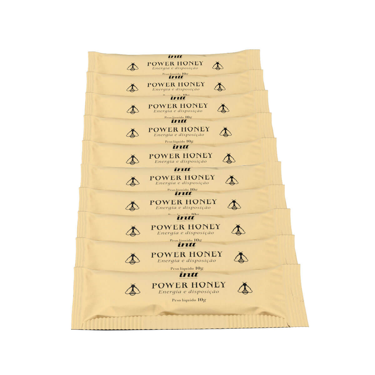 Estimulante Natural Unissex em Sachê de 10g - Intt Power Honey | Caixa com 8 Unidades - 3