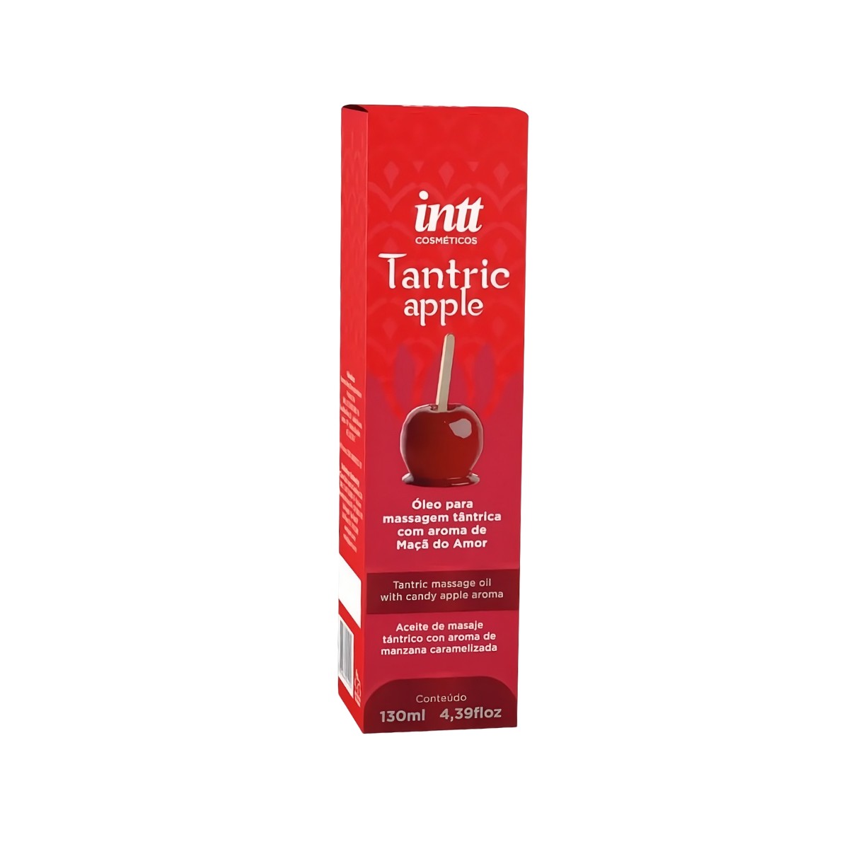Óleo para Massagem Tântrica com Aroma de Maçã do Amor - Intt Tantric Apple | 130ml - 2