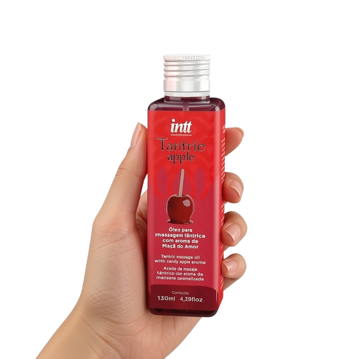 Óleo para Massagem Tântrica com Aroma de Maçã do Amor - Intt Tantric Apple | 130ml - 4