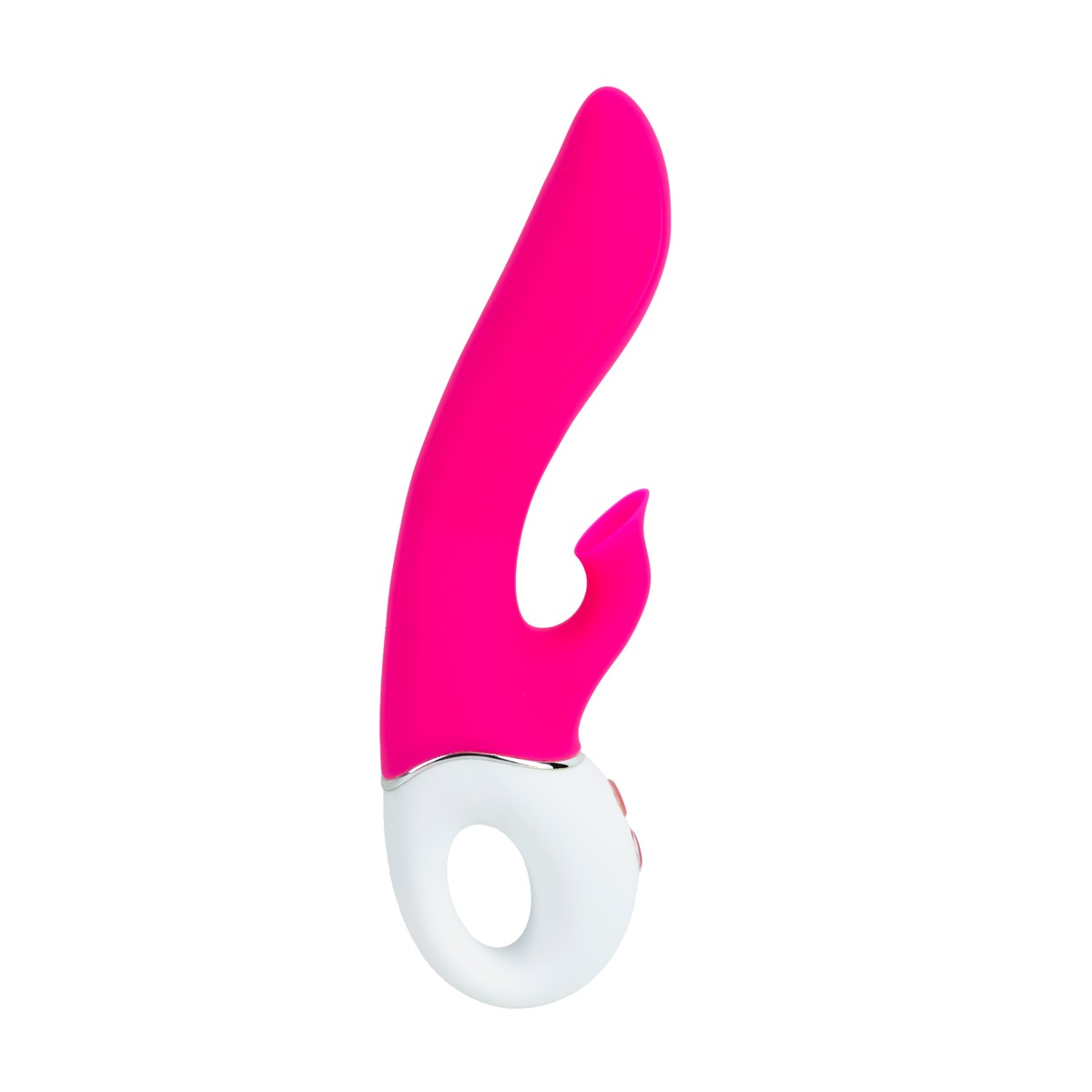 Vibrador de Ponto G com Sugador de Clitóris e Mamilos em Silicone com 9 Modos de Vibração - Intt Toys Tornado - 13 x 3,5 cm - 3
