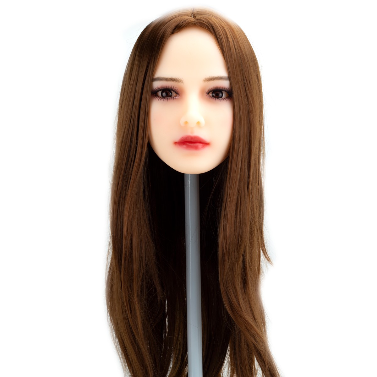 Isis - Boneca Realística em TPE com Pele Branca Caucasiana, Cabelo Castanho Longo, Olhos Castanhos, Seios Médio, Vértebras em Aço e Acessórios - 27 Kg e 1,48 Metros de Altura - 11