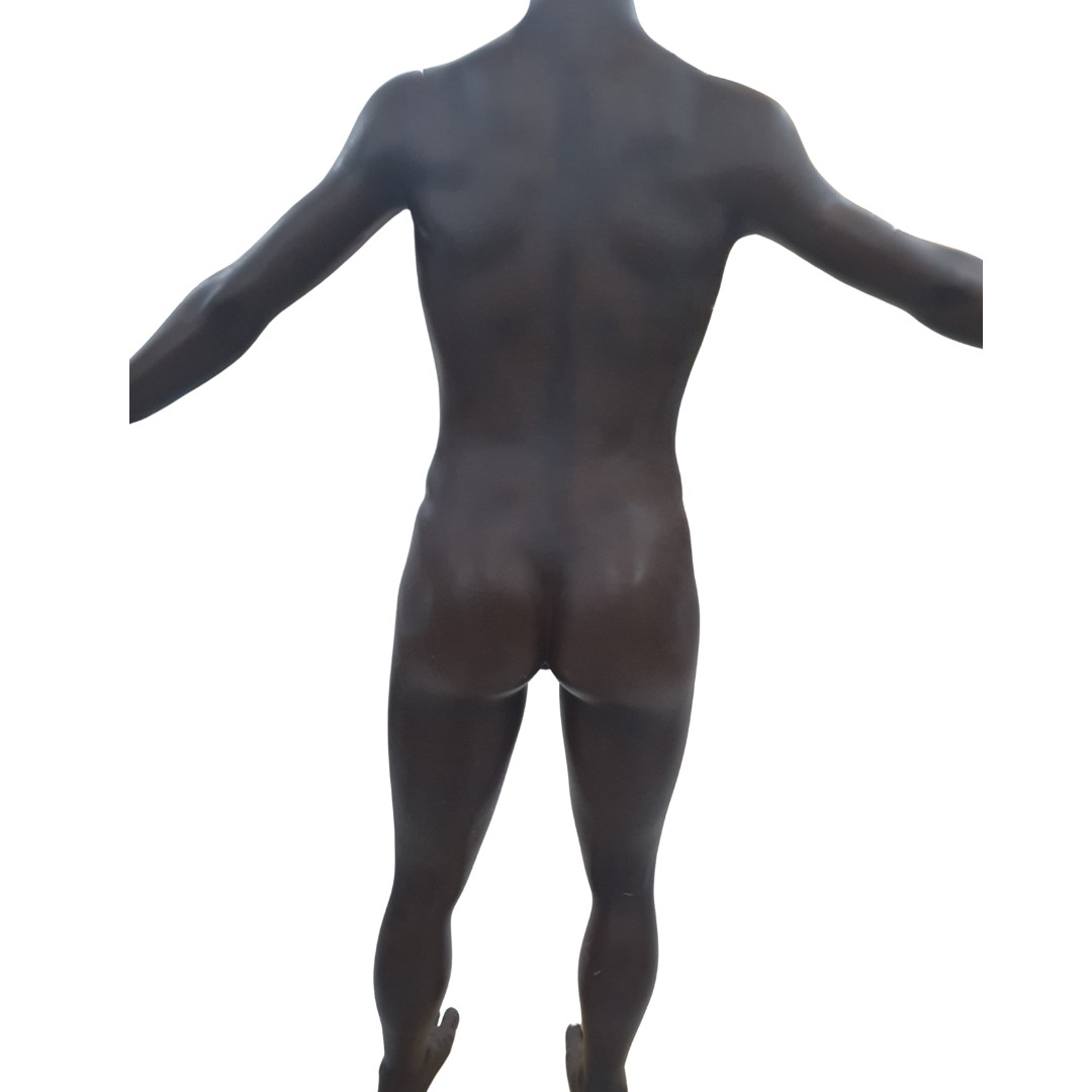James - Boneco Realístico em Silicone com Cabelos Escuro, Olhos Castanhos, Pele Negra, Vértebras em Aço e Demais Acessórios - IronTech Doll | 52 kg e 1,70 Metros de Altura - 12
