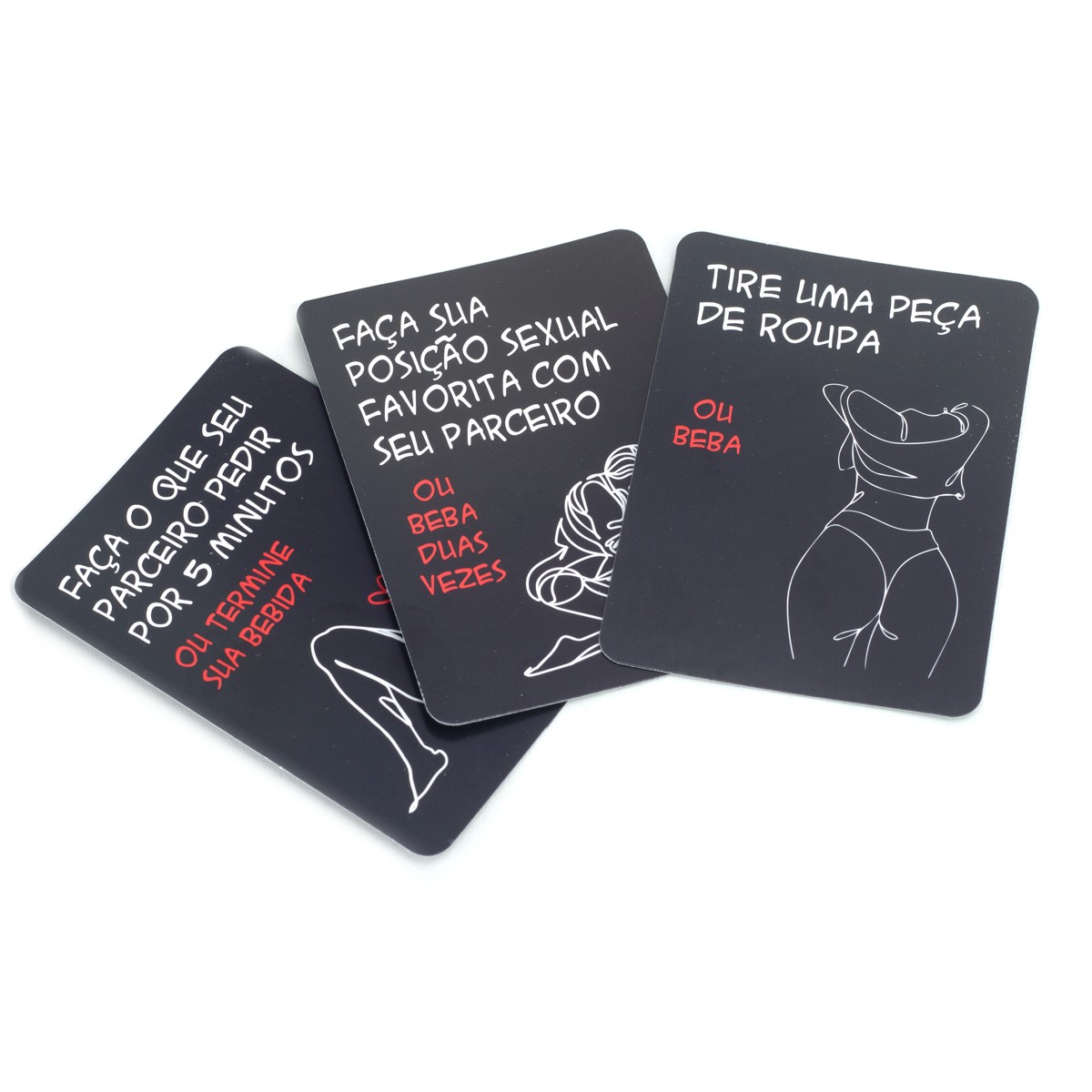 Jogo Desejos & Drinks para Casais - Diversão ao Cubo | Contém 50 Cartas - 2