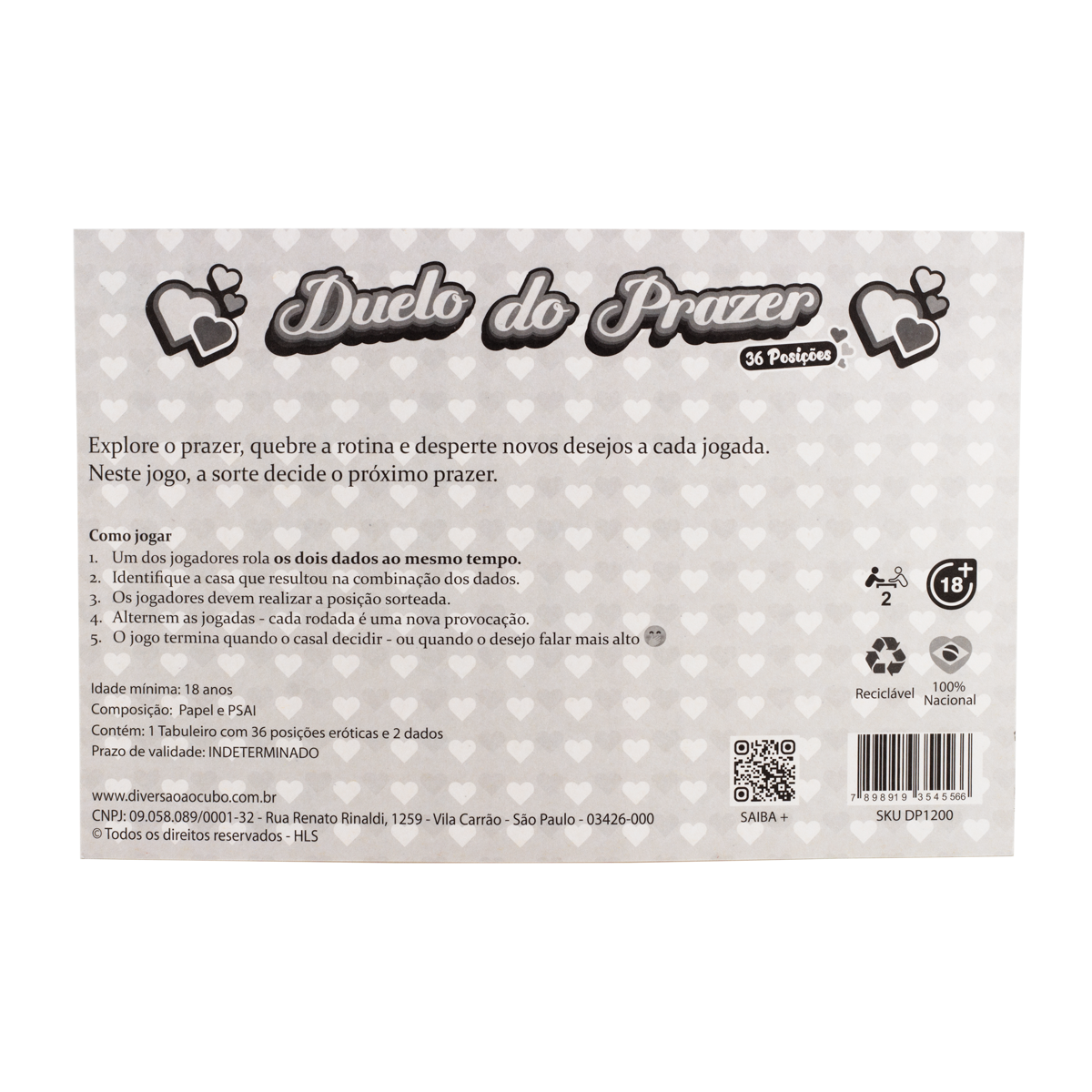 Jogo Duelo do Prazer "36 Posições" - Diversão ao Cubo - 4