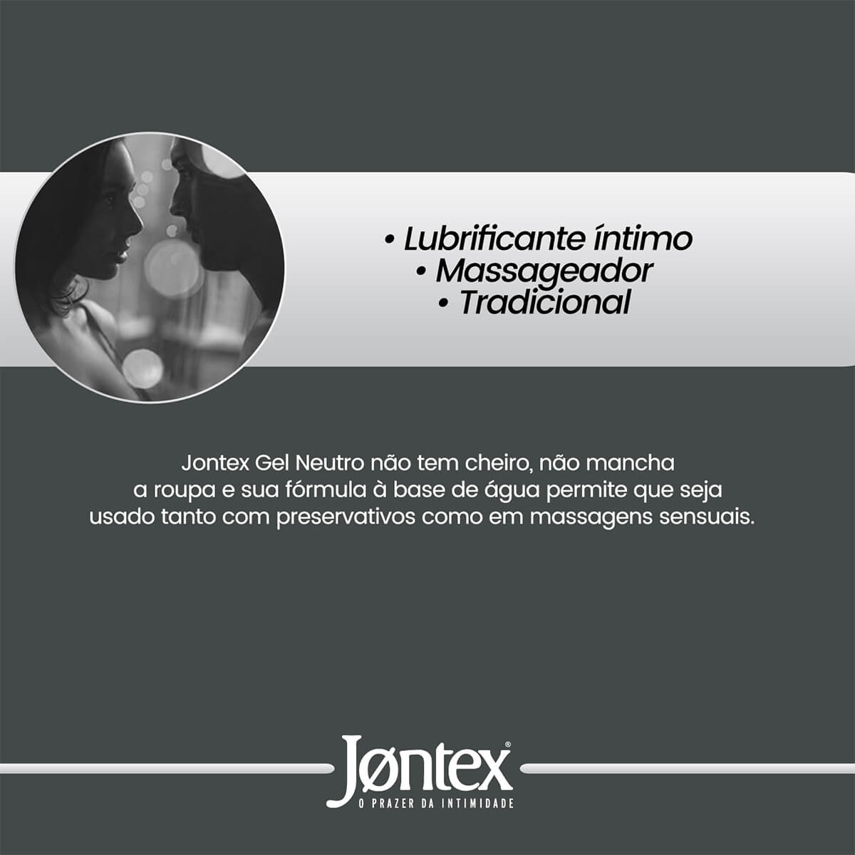 Gel Lubrificante Íntimo Neutro à Base D'Água  - Jontex Gel | 100g - 2