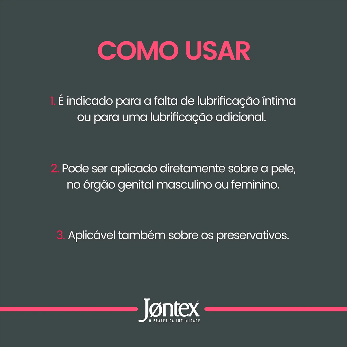 Gel Lubrificante Íntimo Beijável no Sabor de Cereja, à Base D'Água e Pode ser Usado com Preservativo - Jontex Gel | 50g - 3