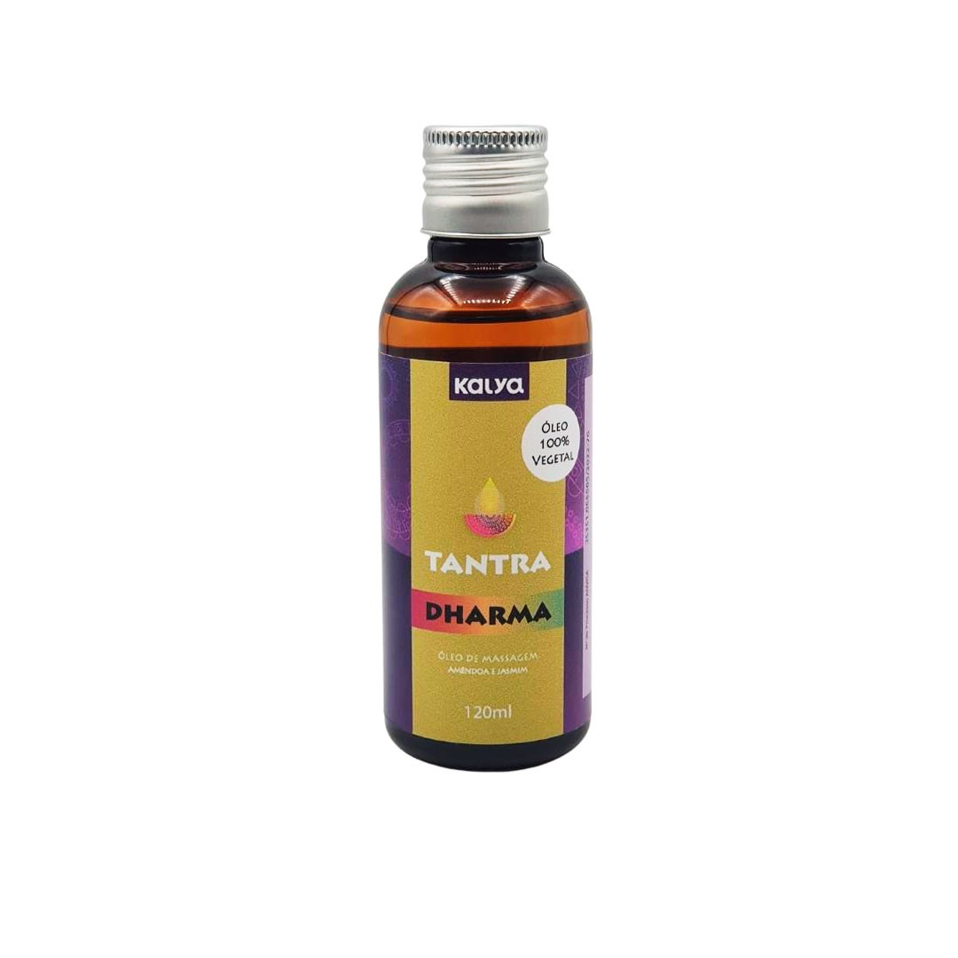 Óleo para Massagem Corporal 100% Vegetal - Kalya Tantra - 120 ml | Disponível em 9 Aromas - 2