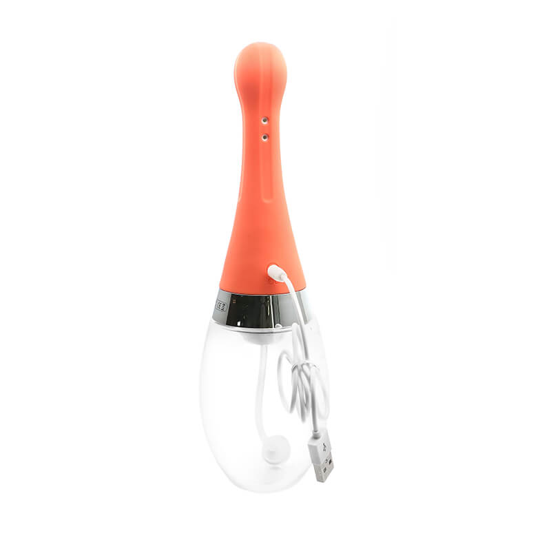 Kisstoy Man Bowling - Ducha Higiênica Intima Anal Elétrica com 3 Modos de Jato Potente Recarregável - 25,8 x 7,8 cm - 3