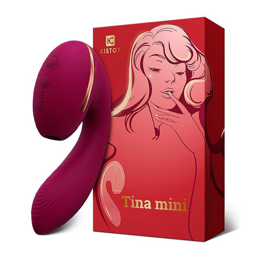 Vibrador Estimulador de Ponto G e Clítoris com 10 Modos de Vibração e Tecnologia de Sucção - Kistoy Tina Mini | 11 x 3,2 cm | Disponível em 2 Cores - 5