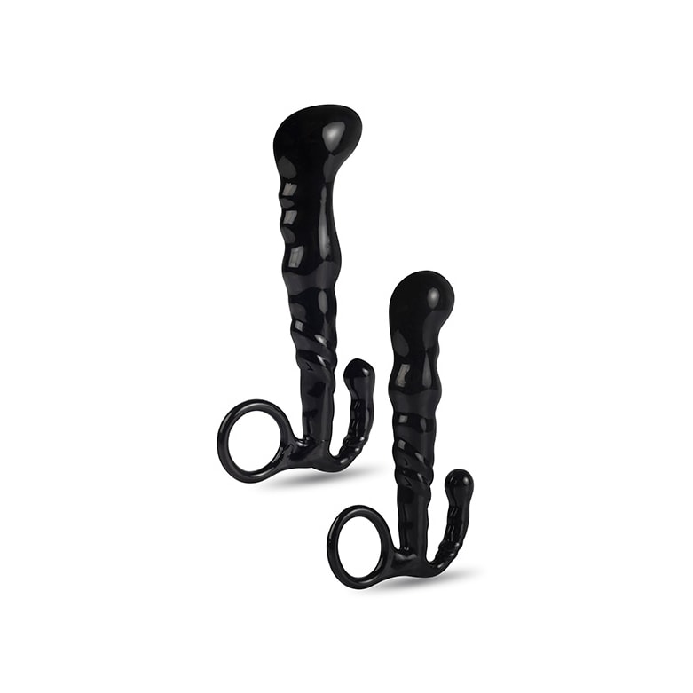 Kit com 2 Massageadores de Próstata em Silicone com Tamanhos Diferentes - Dom M3 - 2