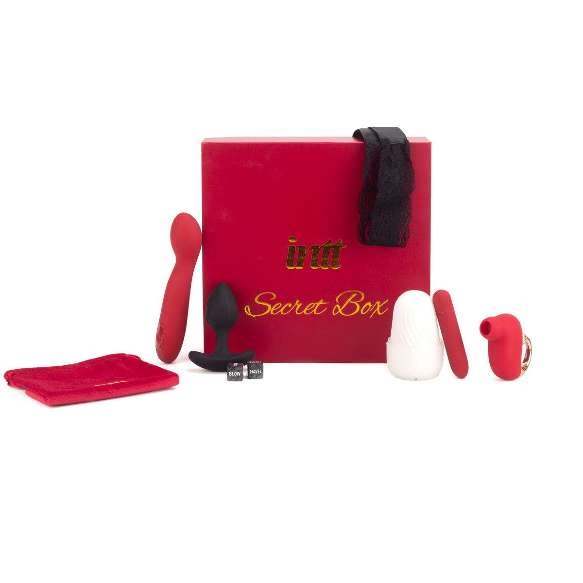 Kit com 7 Itens para Descobertas Sensuais - Intt Box Secret - 2