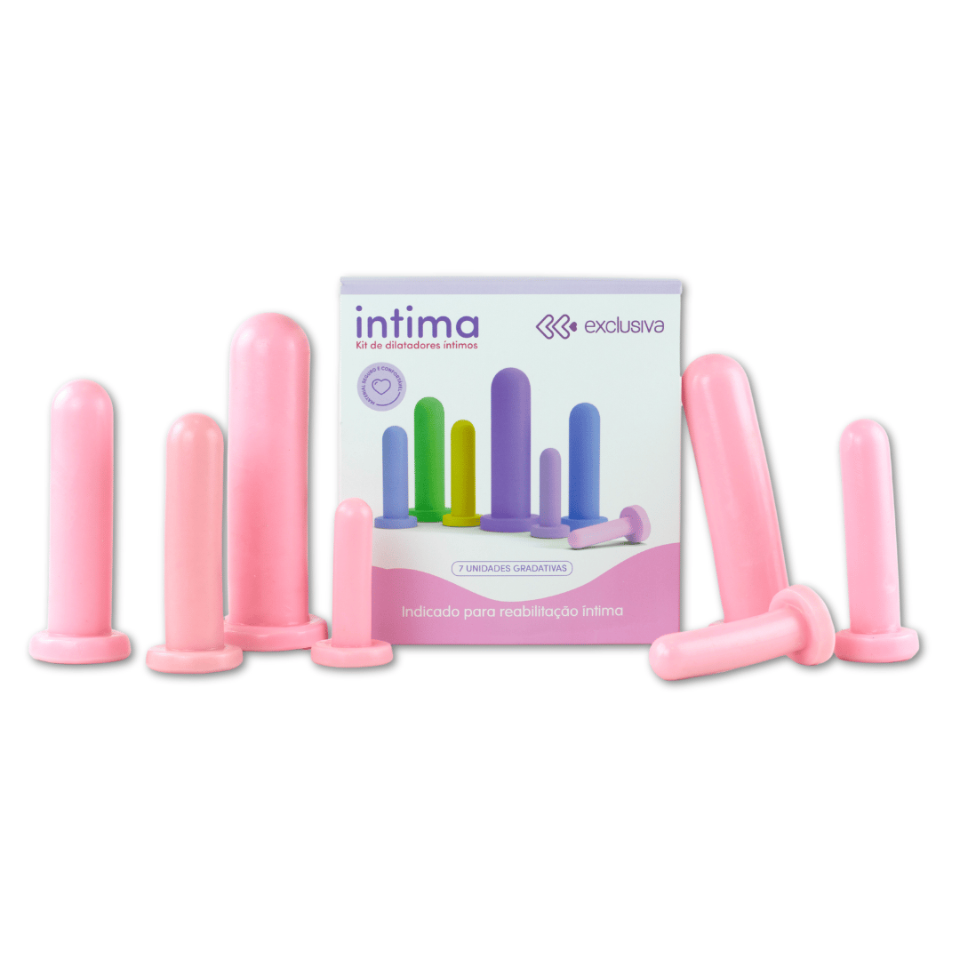 Kit de Dilatadores Ginecológicos em Silicone Médico com 7 Tamanhos Diferentes - Exclusiva Linha Saúde | Disponível em 2 Cores - 4