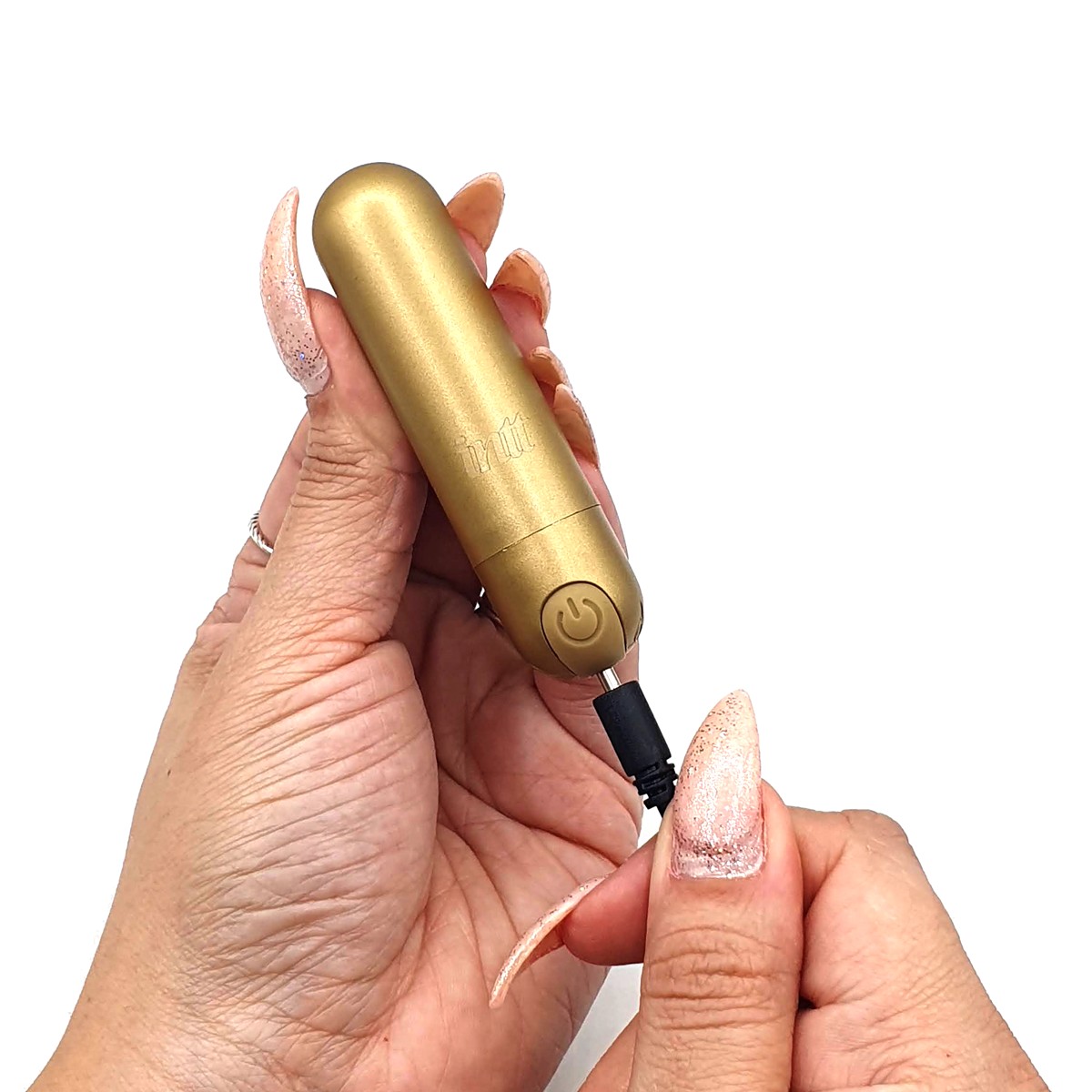 Kit Lubrificante à Base d'Água e Bullet Recarregável com 10 Modos de Vibrações -  Intt By Laura Muller My Pleasure - 4