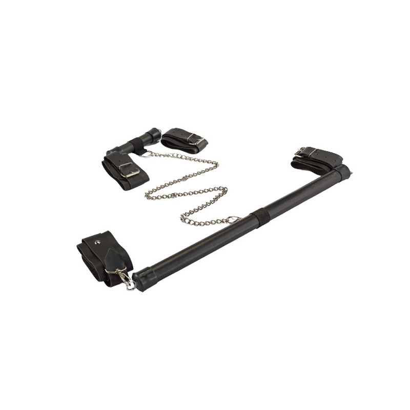 Kit Bondage com Separador de Pernas e Braços, Correntes e Par de Algemas - Brasil Fetiche | Disponível em 3 Cores - 1