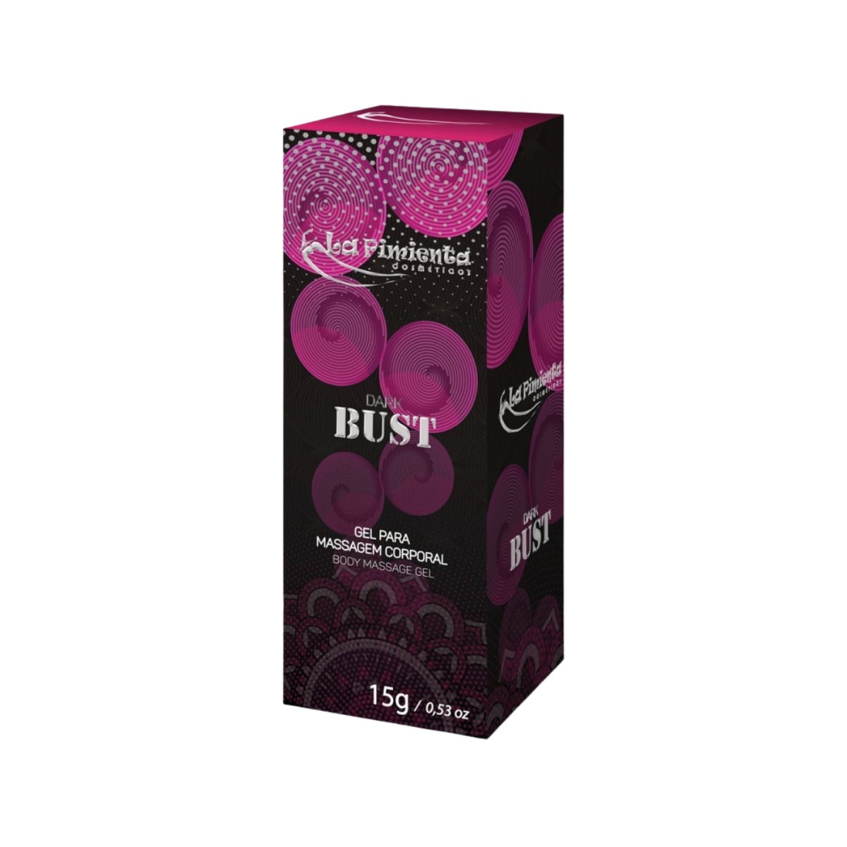 Gel Excitante e Sensibilizante Beijável para os Mamilos no Sabor Morango - La Pimenta Dark Bust | 15g - 2