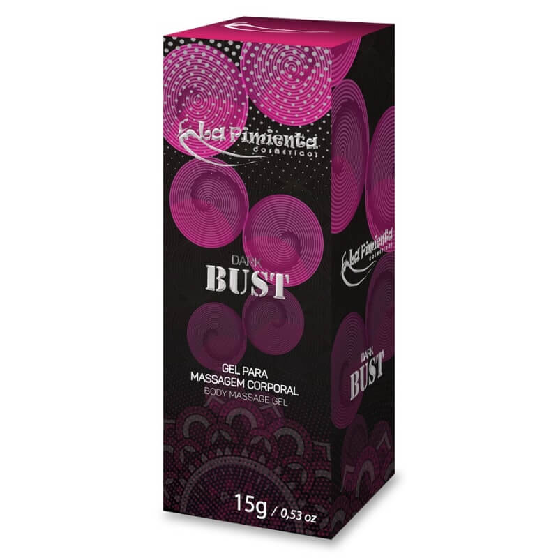 Gel Excitante e Sensibilizante Beijável para os Mamilos - La Pimenta Dark Bust | 15g | Sabor: Morango - 2
