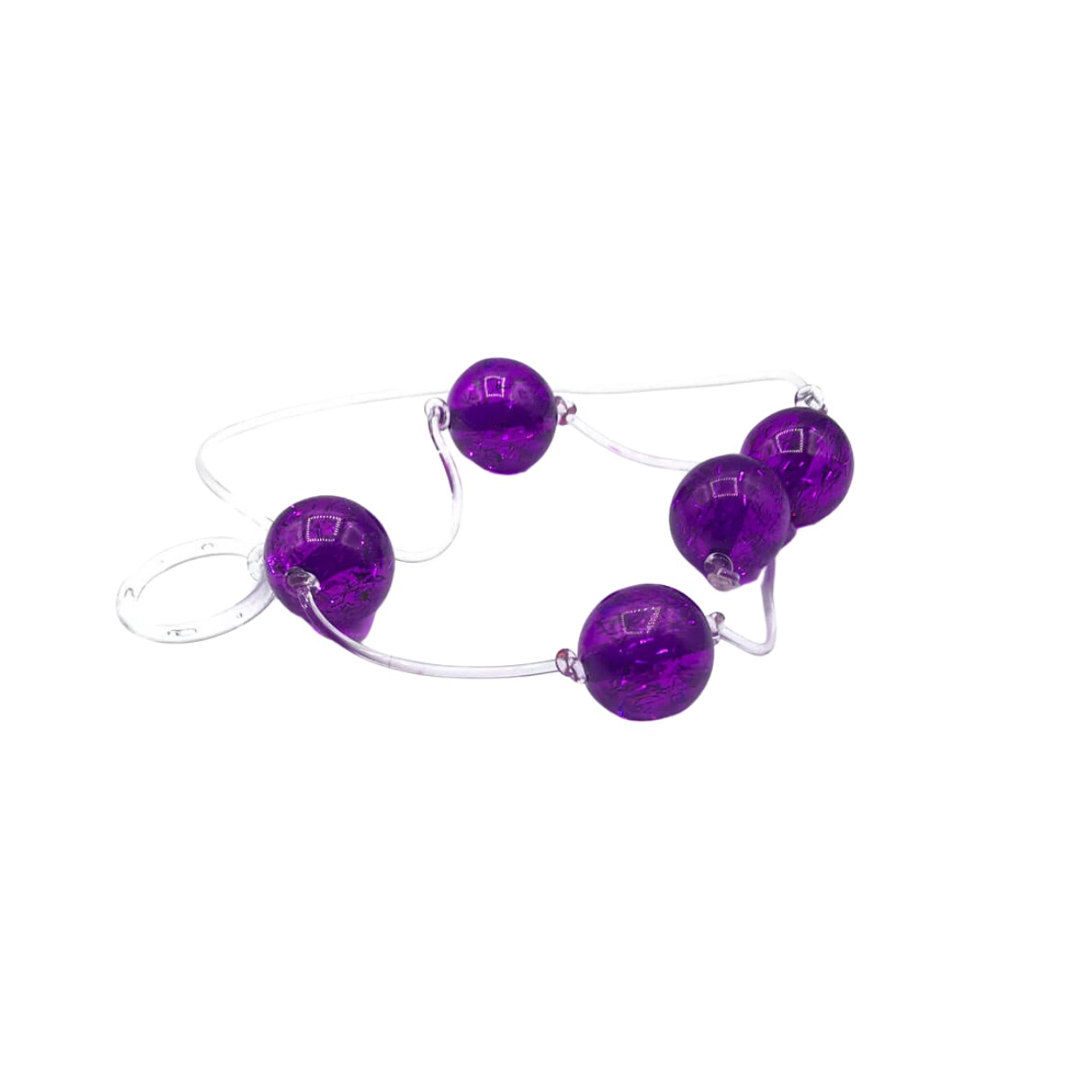 Colar Tailandês com 5 Bolinhas e Cordão de Segurança Transparente - La Pimienta | Disponível em 3 Cores - 1