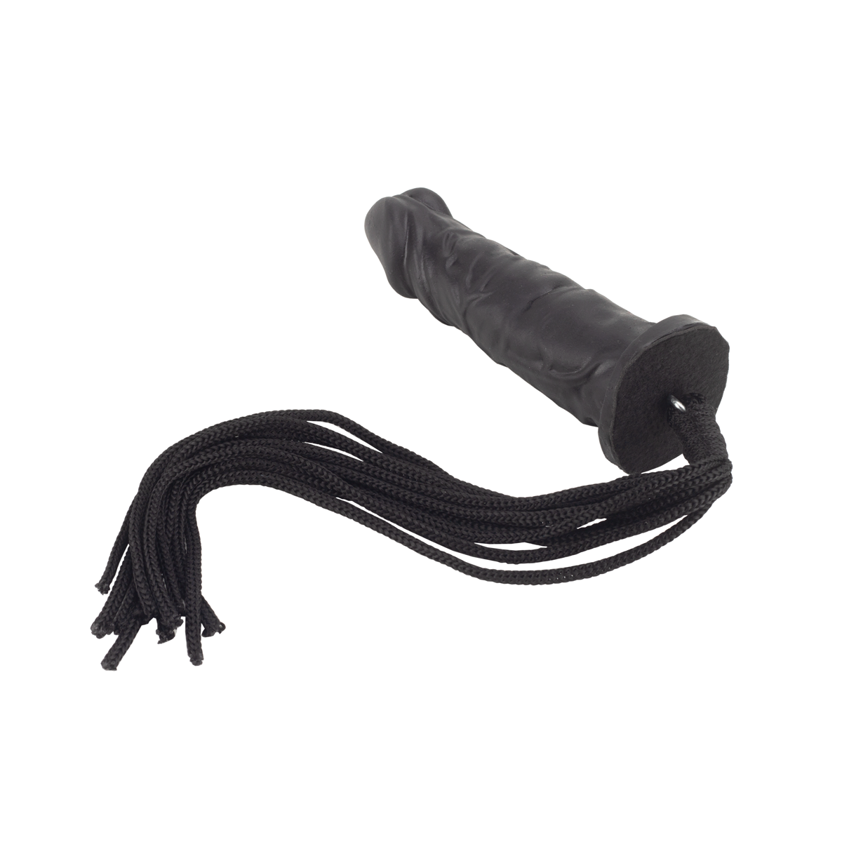 Chicote com Cordas de Nylon e Cabo em Formato de Pênis Realístico - La Pimienta Sado | 34 cm - 2