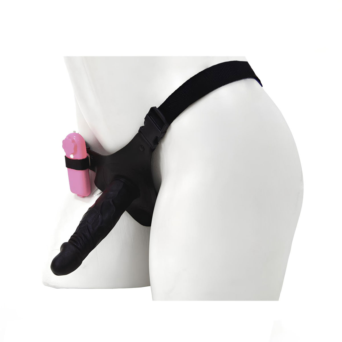 Cinta com Prótese Realística em Silicone e Vibro Multivelocidade - La Pimienta Sado | 16 x 4 cm - 1