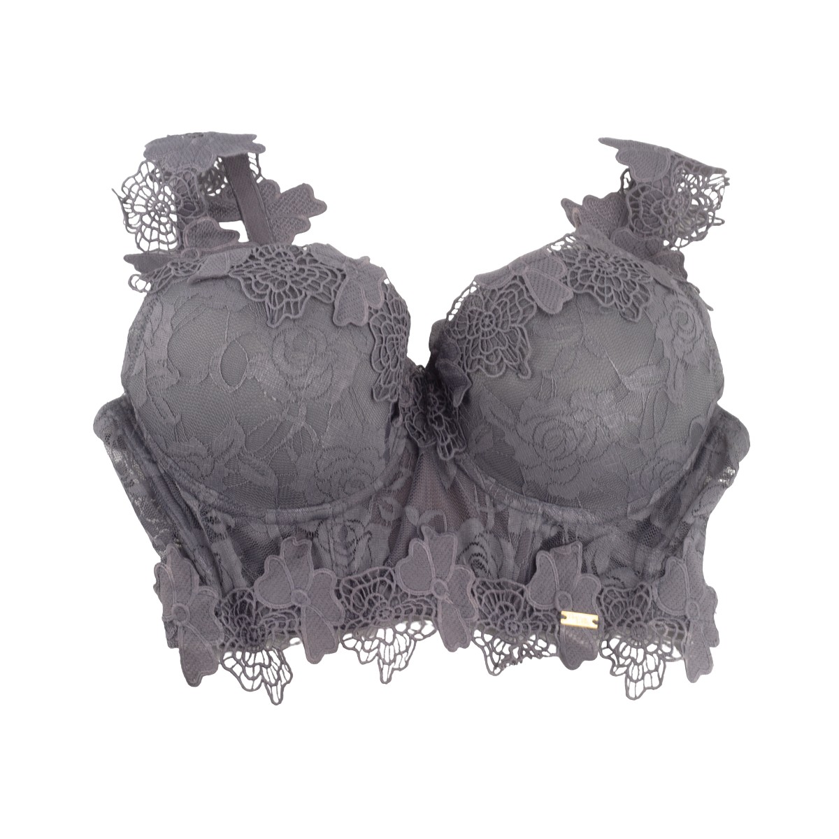 Conjunto em Rendão e Guipir - Lingerie Flor da Rosa | Disponível em 5 Cores e 5 Tamanhos - 5
