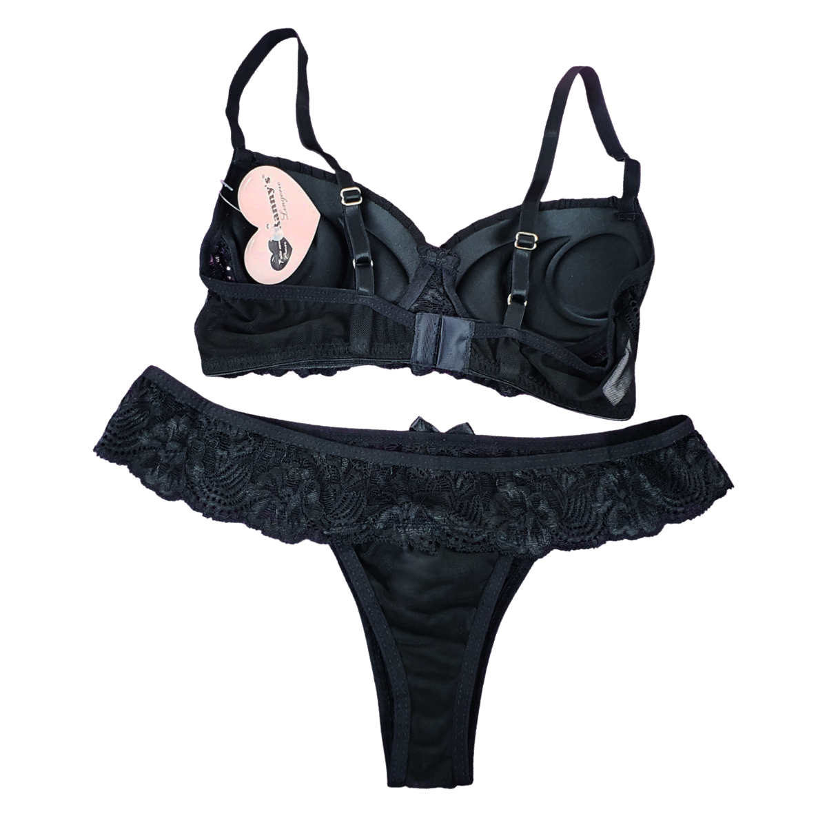 Conjunto 1/2 Taça com Renda e Spikes - Ranny's Lingerie | Tamanho: P - 2