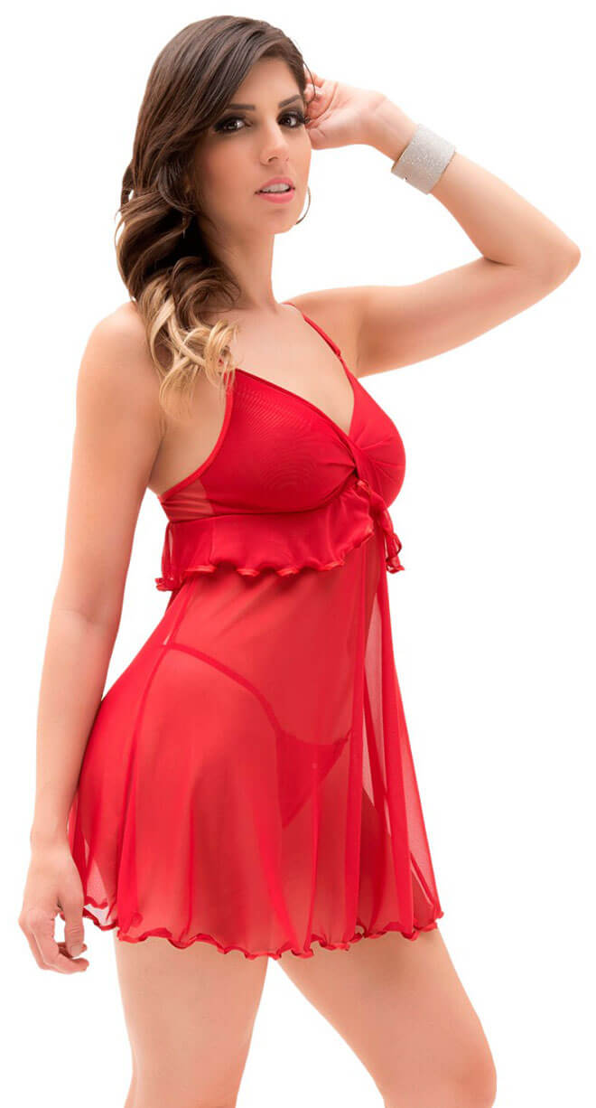 Lingerie Sapeka - Camisola Ipanema | Disponível em 3 Cores e 4 Tamanhos - 1